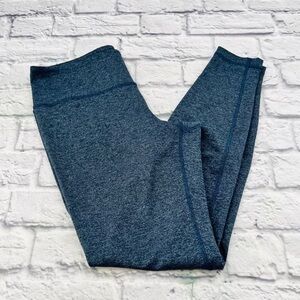 Columbia Womens Yoga Leggings Heathered Blue Size Medium Athletic Activewear